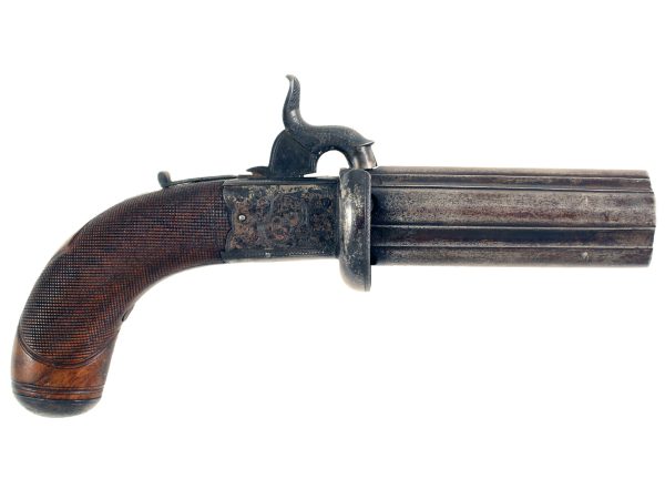 An Unusual Pepperbox Revolver by Playfair