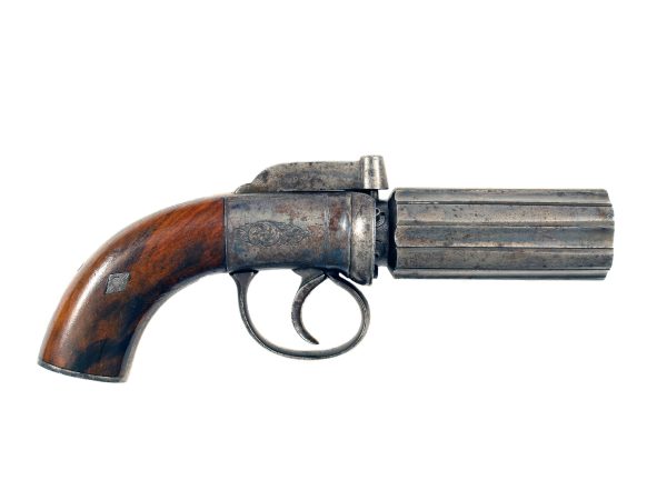 A Good 80 Bore Pepperbox Revolver