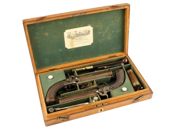 An Exceptional Cased Pair of Belt Pistols