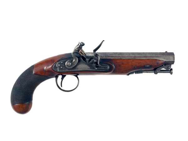 A Crisp Flintlock Pistol by Hole of Bristol