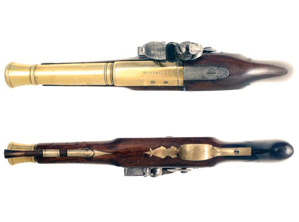 A Flintlock Blunderbuss Pistol by Fisher - Image 3