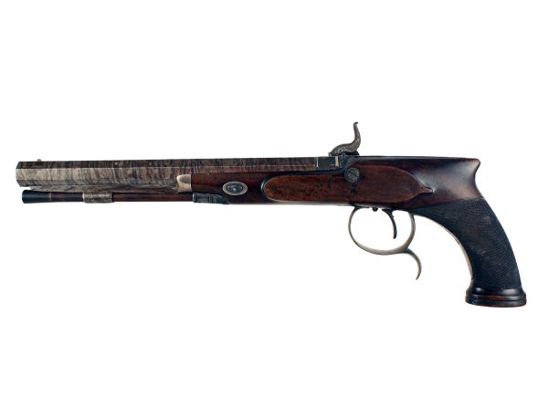 A Percussion Duelling Pistol by Mortimer - Image 4