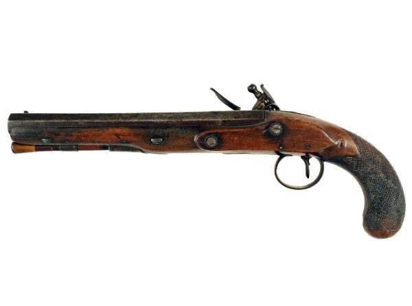 A Flintlock Duelling Pistol by Bass - Image 4