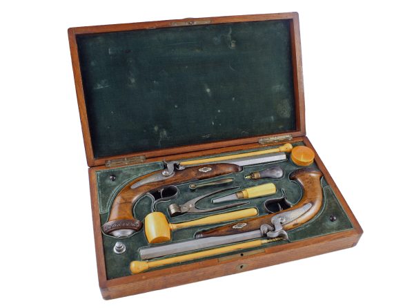 A Cased Pair of Continental Duellers