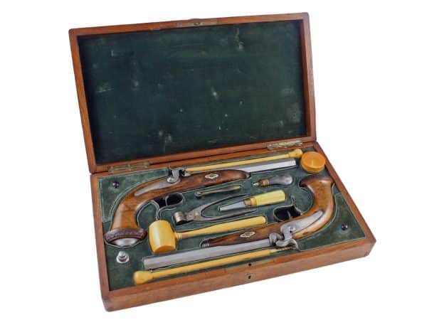 A Cased Pair of Continental Duellers