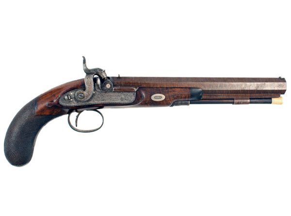 A Cased Pair of Percussion Pistols by Lancaster - Image 4
