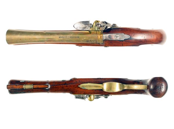 A Flintlock Blunderbuss Pistol by Richards of London. - Image 2