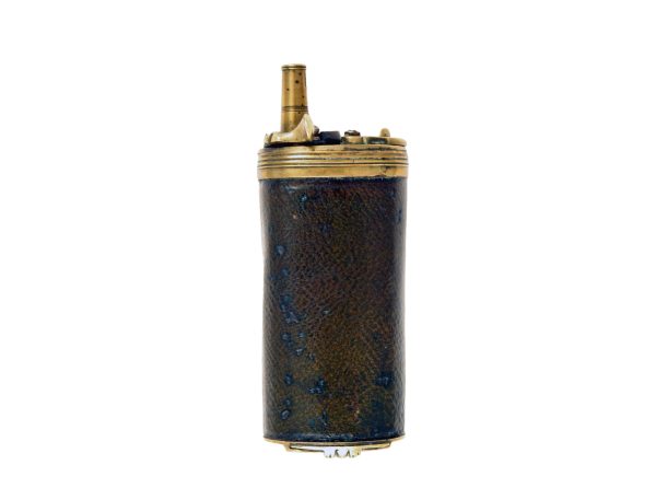 A Green Leather Pistol Flask - Image 3