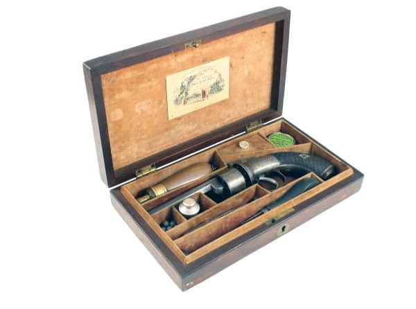 A Cased Transitional Revolver