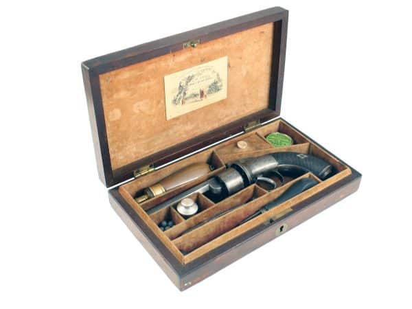 A Cased Transitional Revolver