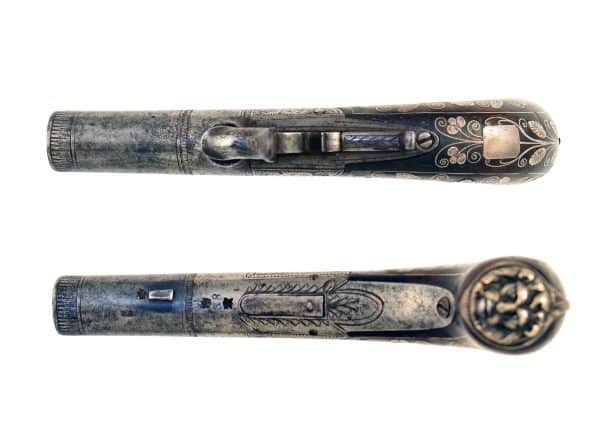 A Percussion Pocket Pistol by Evans of London - Image 2