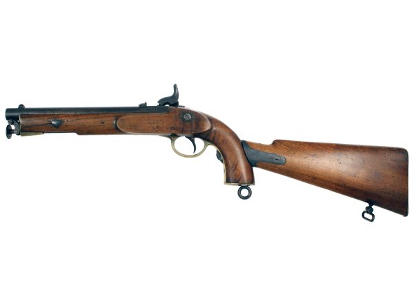 A Scarce Lancers Pistol with Shoulder Stock - Image 2