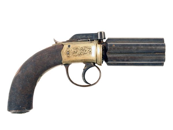 A Six Shot Pepperbox Revolver