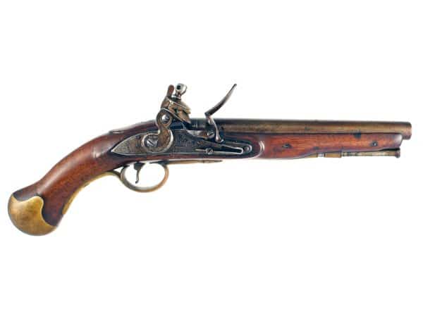 An Ordnance Shortened Sea Service Pistol.