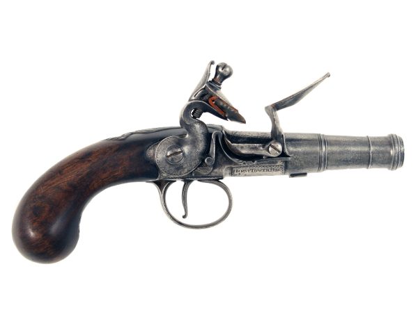 A Queen Anne Pocket Pistol by Hirst.