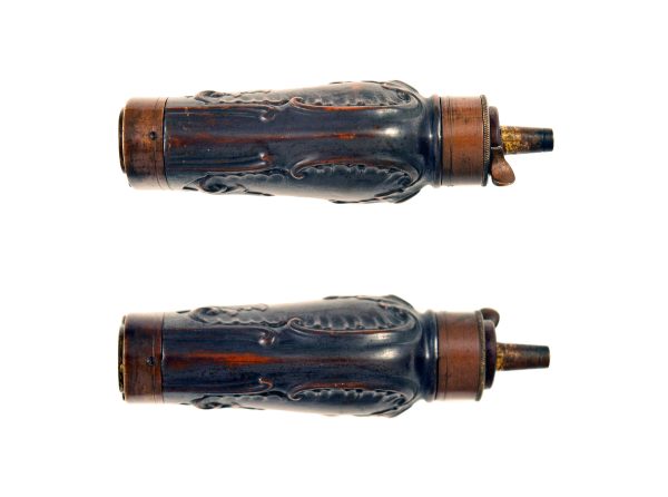 A Good Foliate Pistol Flask - Image 2