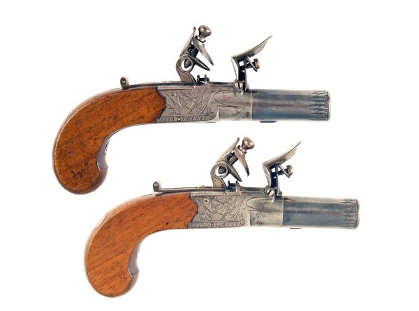 A Pair of Flintlock Pocket Pistols