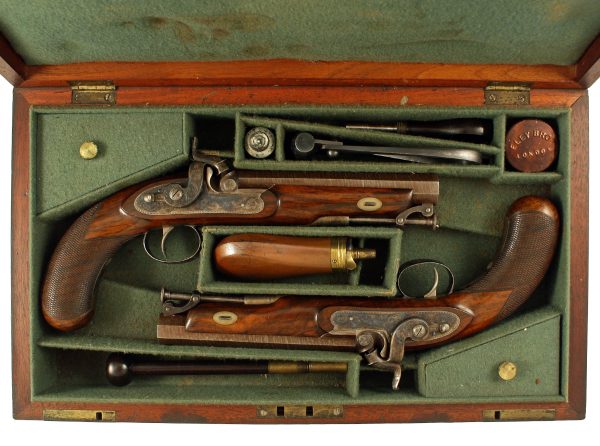 A Near Mint Pair of Percussion Pistols - Image 2