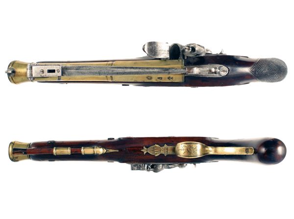 A Flintlock Blunderbuss Pistol by Wilson of London - Image 3
