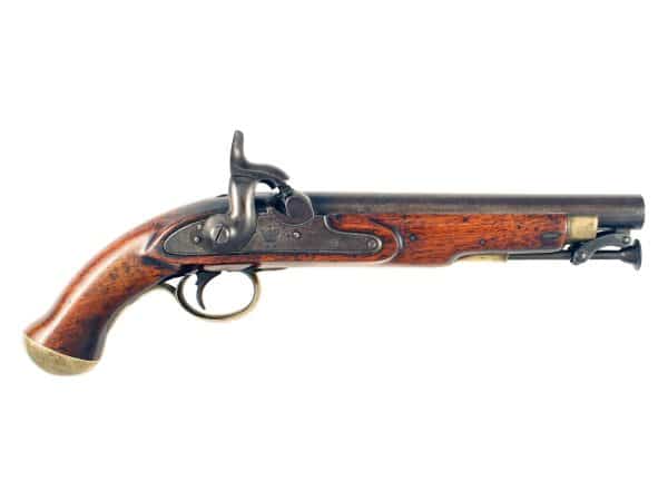 A Percussion Converted New Land Pattern Pistol.
