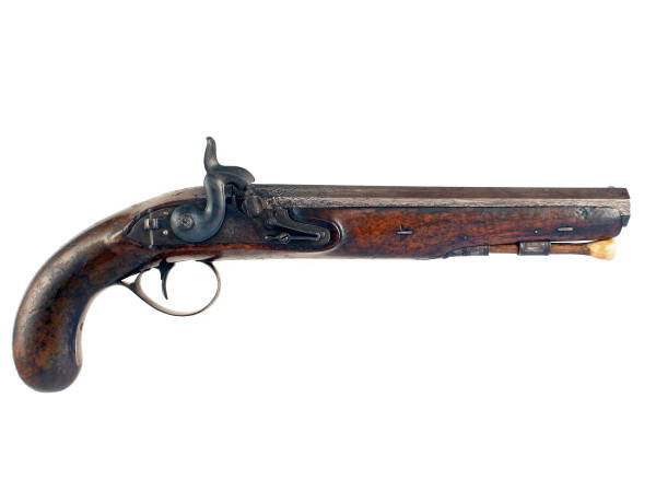A Percussion Officers Pistol by Archer.