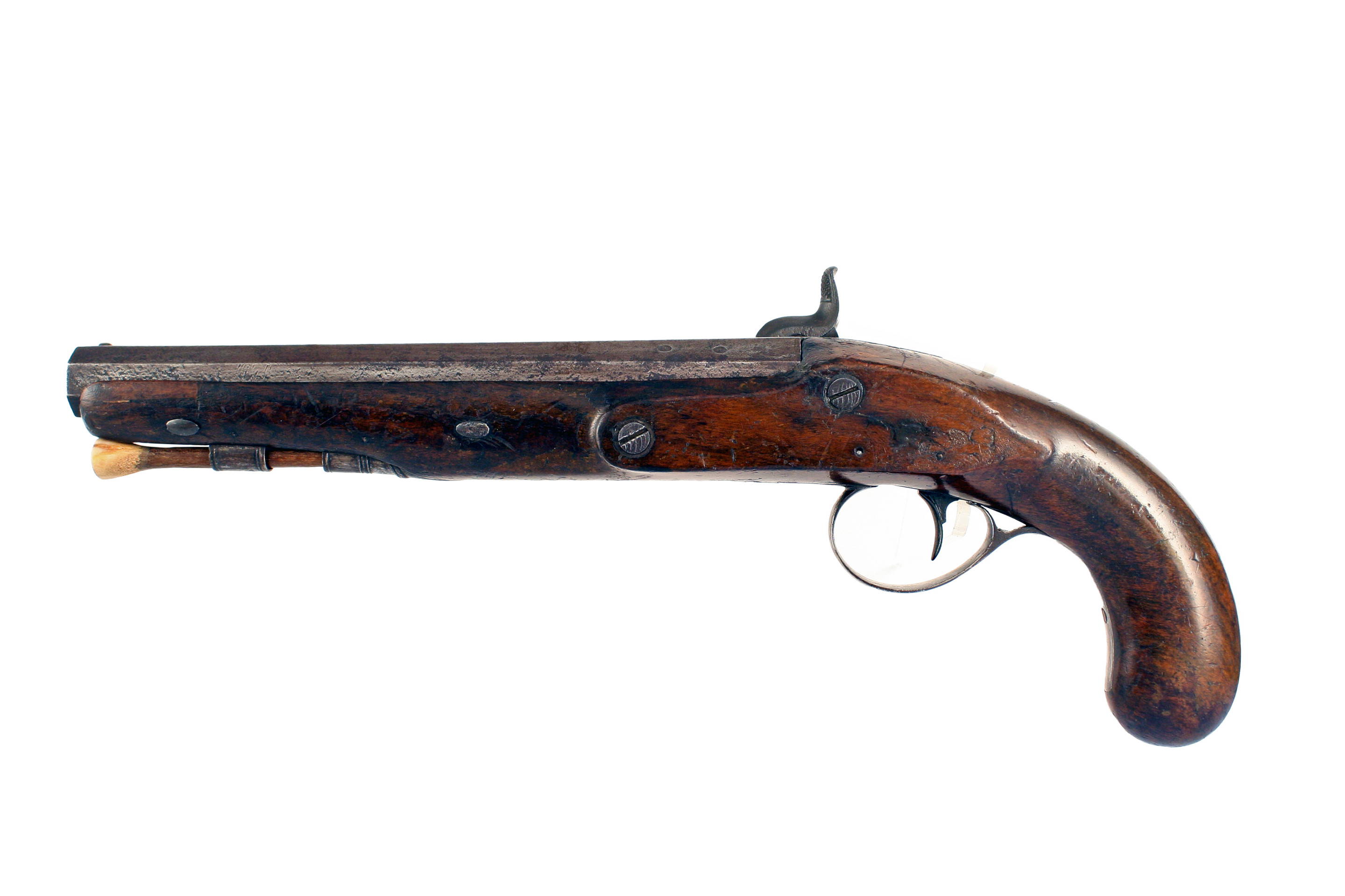 A Percussion Officers Pistol by Archer. - Image 2