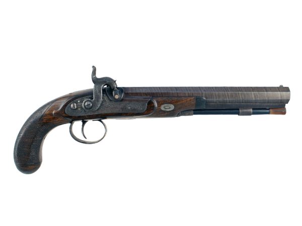 A Percussion Duelling Pistol by Thomas Manton, Circa 1817-1825.