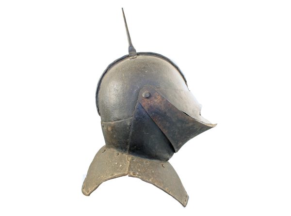 An English Funerary Helmet Adapted from A Lobster Pot, 17th Century. - Image 5