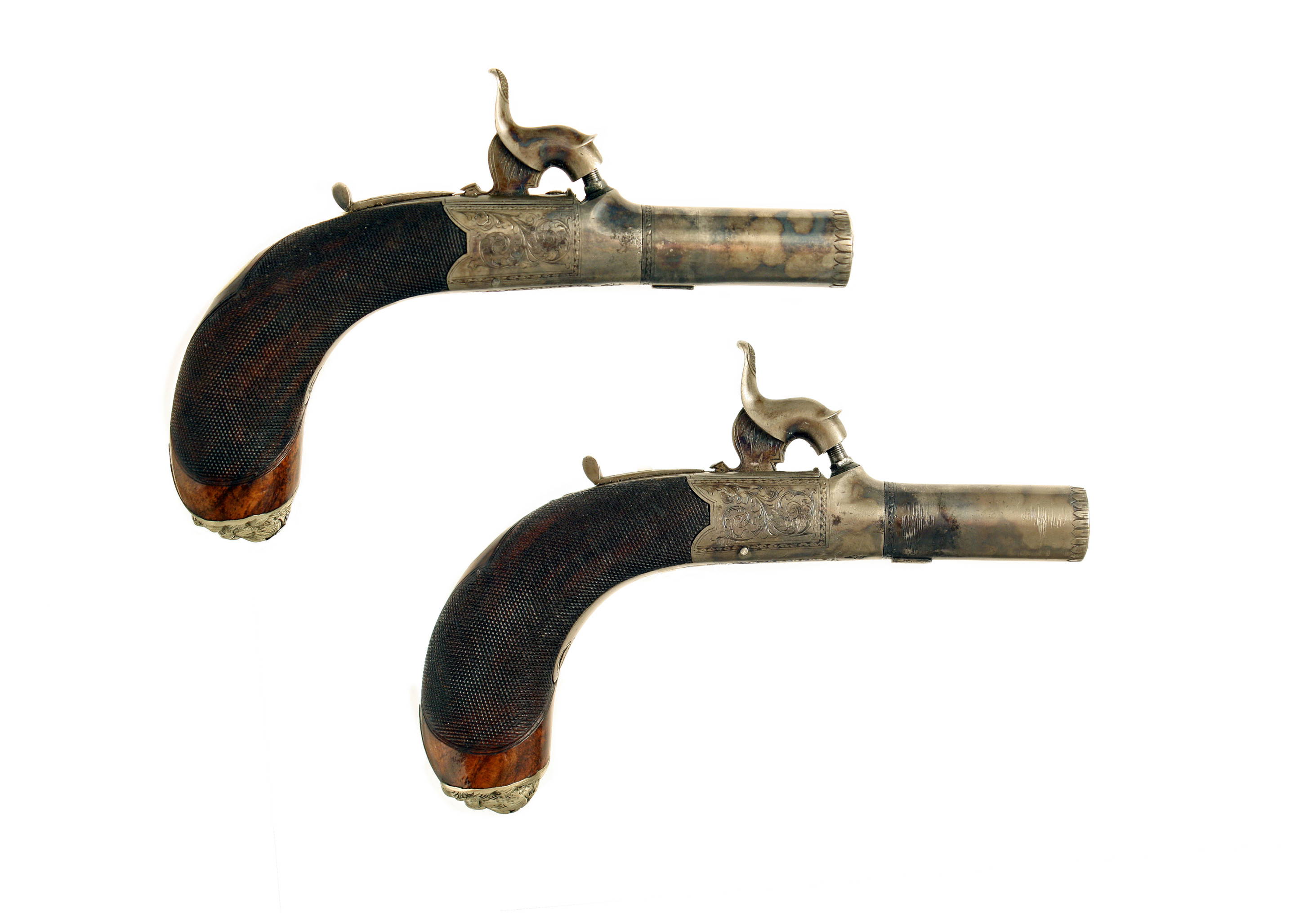 A Superb Cased Pair of Percussion Pocket Pistols. - Image 9