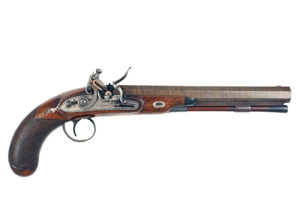A Flintlock Duelling Pistols by John Manton, London, No. 4863.