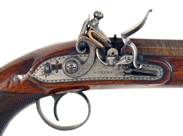 A Flintlock Duelling Pistols by John Manton, London, No. 4863. - Image 2