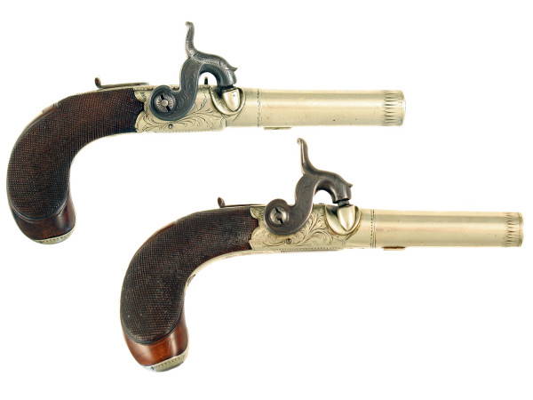 A Brace of Tutaneg Pocket Pistols by Merry.