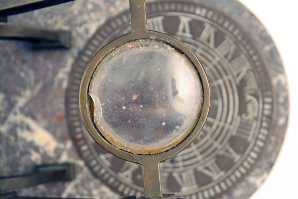 A Brass and Marble Sundial or Noon Day Gun, French 19th Century. - Image 3