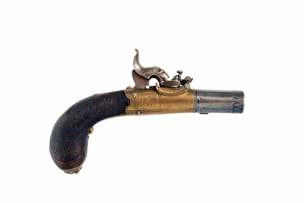 A Percussion Top Hat Pistol for Restoration - Image 2