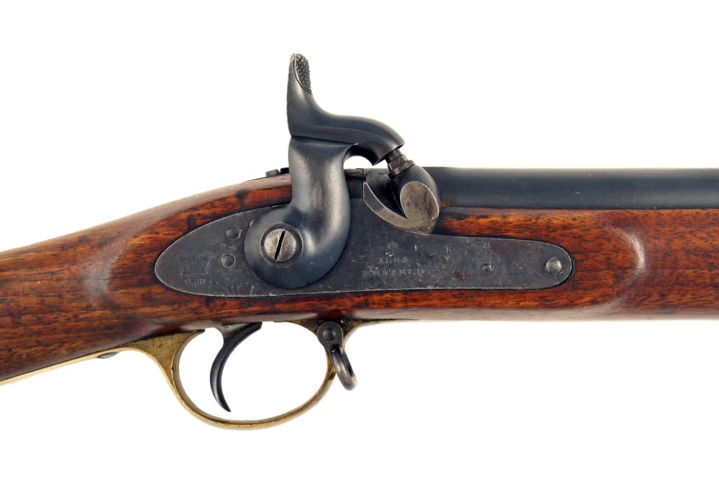 A Smooth Bore Three Band Enfield.