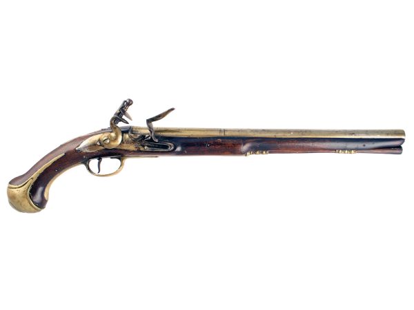 A Rare Earl of Hertford Flintlock Holster Pistol by Clarkson, Circa 1740.