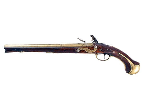 A Rare Earl of Hertford Flintlock Holster Pistol by Clarkson, Circa 1740. - Image 4