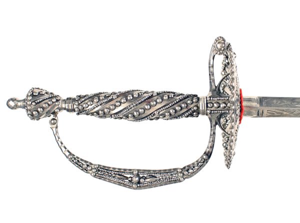 A Superb Cut Steel Dress Sword, 19th Century. - Image 3