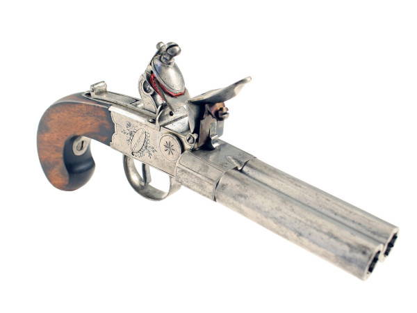 A Double Barrel Pocket Pistol by Patrick of Liverpool
