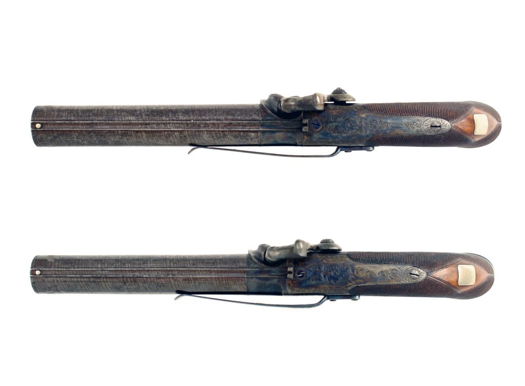 A Superb Pair of Percussion Belt Pistols by Dooley. - Image 5