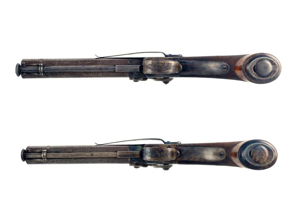 A Superb Pair of Percussion Belt Pistols by Dooley. - Image 6