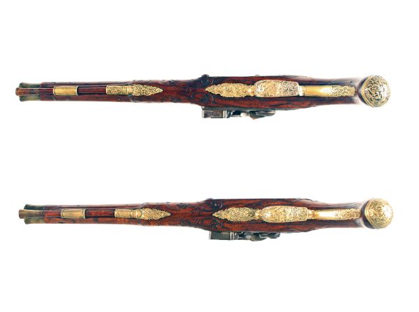 An Elaborate Pair of Austrian Flintlock Holster Pistols. - Image 6