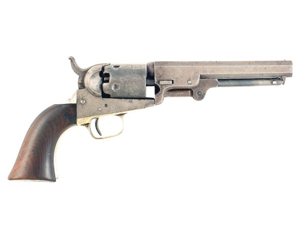 A London Colt 1849 Model Pocket Revolver, No. 50 for 1853.