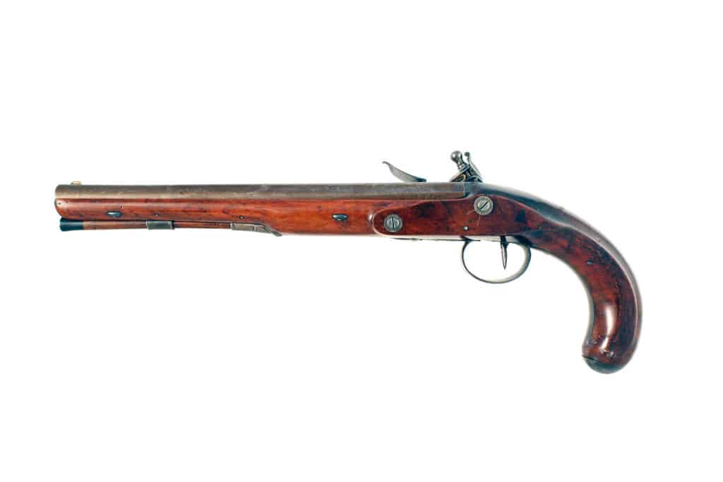 A Flintlock Duelling Pistol by Wogdon. - Image 3