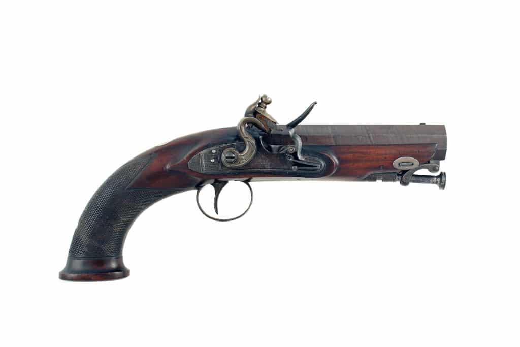 A 12 Bore Flintlock Man Stopper by Proudman, London.