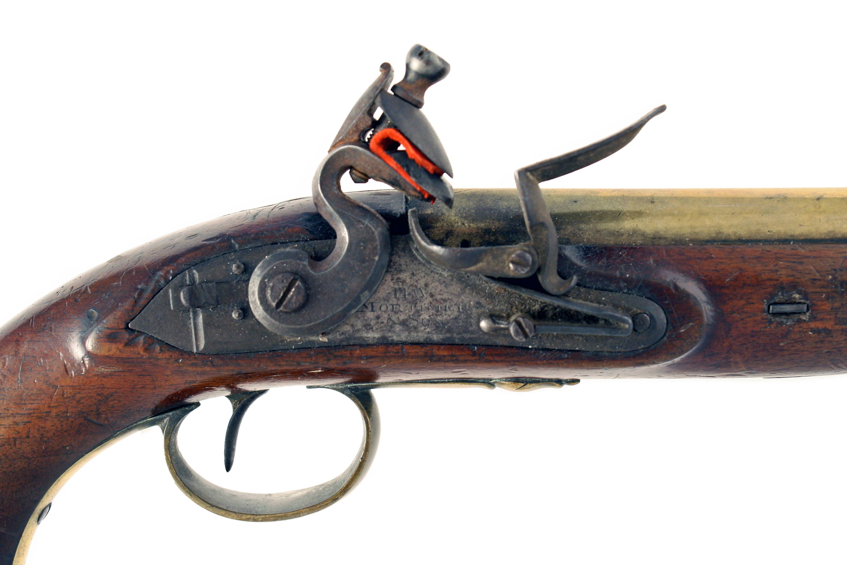 An Incredibly Rare Pair of Mail Coach Pistols by H.W. Mortimer No. 287. - Image 4