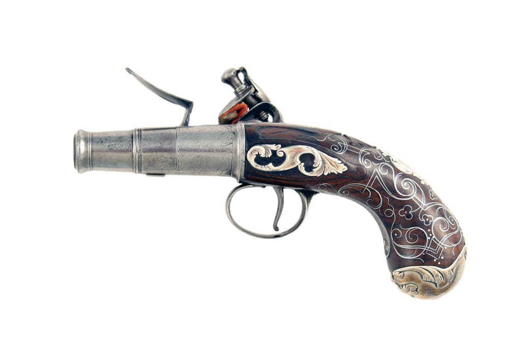 A Fine Pair of Queen Anne Pistols by H. Delaney - Image 4
