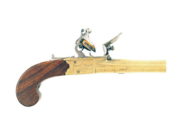A Crisp Flintlock Pocket Pistol.