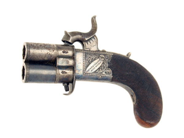 A Clean 54 Bore Percussion Turn Over Pistol by John Blissett.