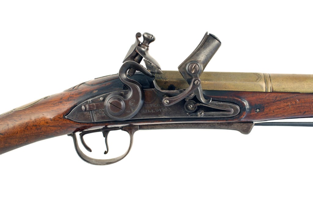 A Rare Self-Priming Brass Barrelled Flintlock Blunderbuss